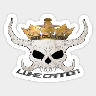 Luke Cannon Bone Collector Design Sticker
